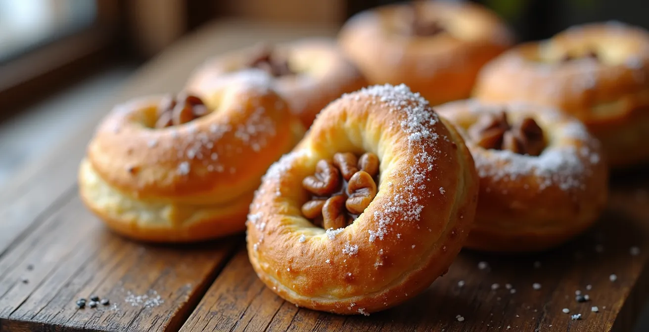 Traditionelle Schweizer Festspezialitäten in Nahaufnahme