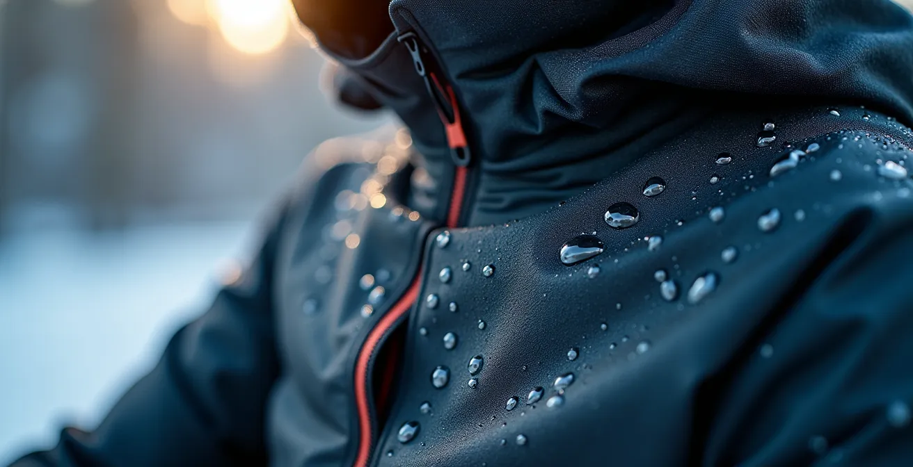 Detailaufnahme von Winterausrüstung für E-Bike-Pendler